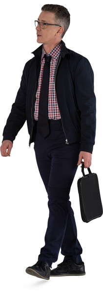 Walking man image