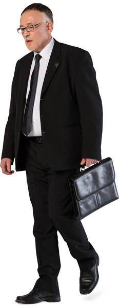 Walking man image