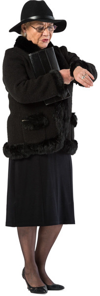 Standing woman image