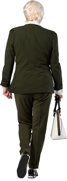 Walking woman image