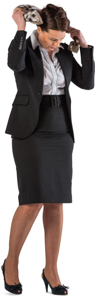 Standing woman image