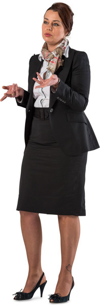 Standing woman image
