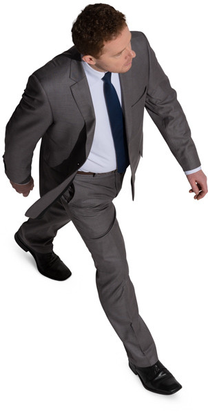 Walking man image
