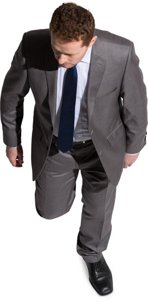 Walking man image