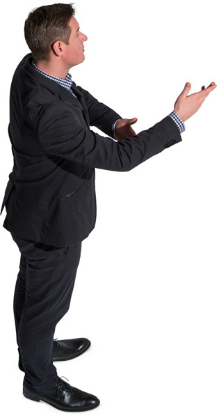 Standing man image