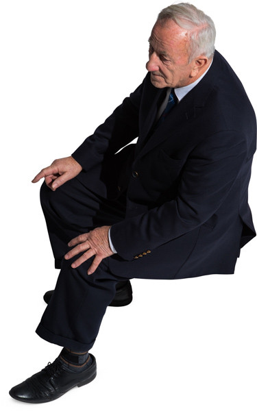 Sitting man image