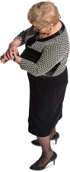 Standing woman image
