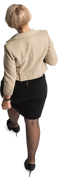 Walking woman image
