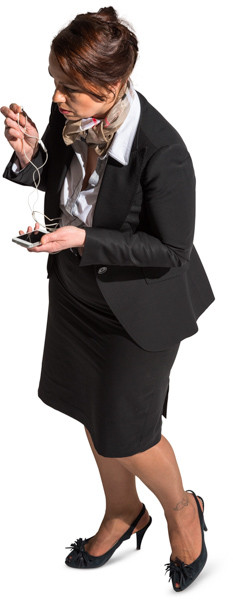 Standing woman image