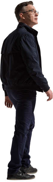Walking man image