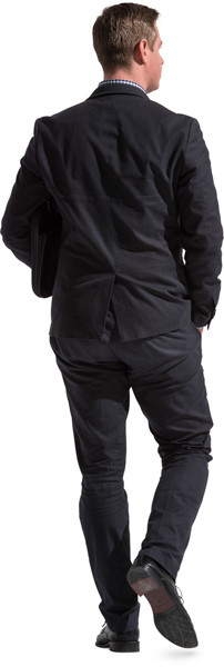 Walking man image