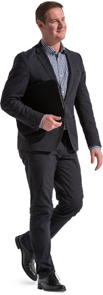 Walking man image
