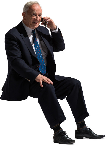 Sitting man image