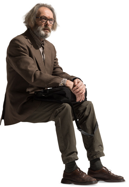 Sitting man image