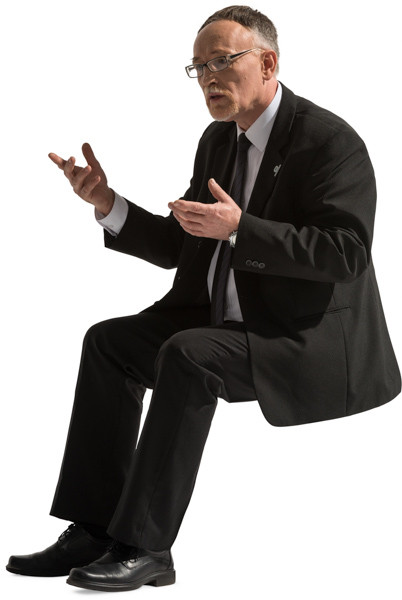 Sitting man image