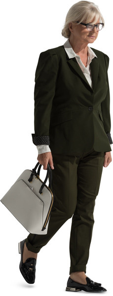 Walking woman image