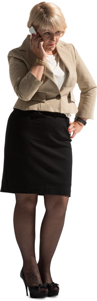 Standing woman image