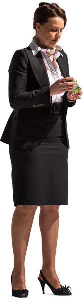 Standing woman image