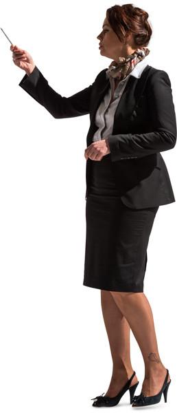 Standing woman image