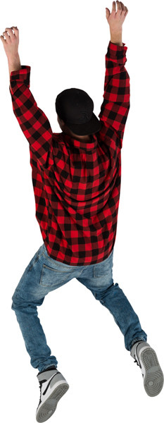 Jumping boy image