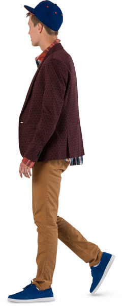 Walking boy image