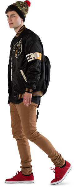 Walking boy image