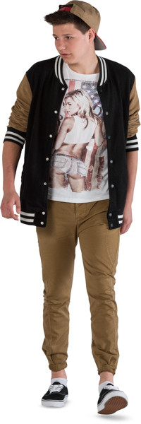 Walking boy image