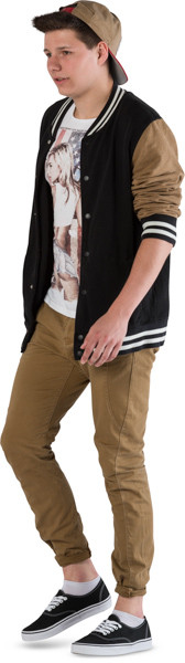 Walking boy image