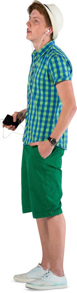 Standing boy image