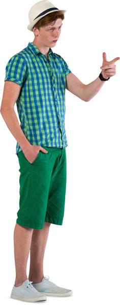 Standing boy image