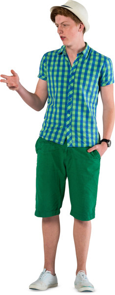 Standing boy image