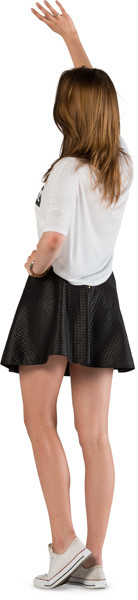 Standing girl image