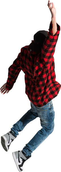 Jumping boy image