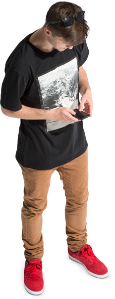 Standing boy image