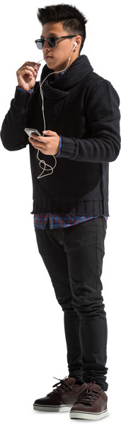 Standing boy image