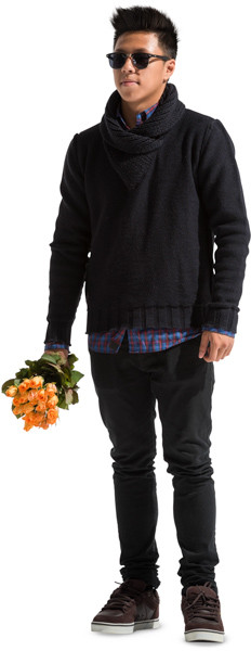 Standing boy image