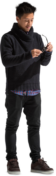 Standing boy image