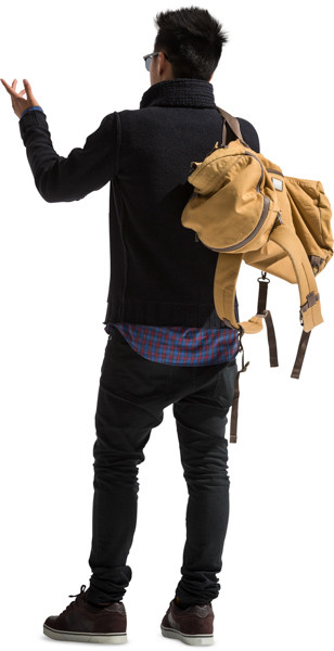 Standing boy image