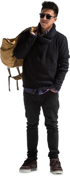Standing boy image