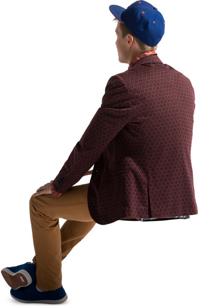 Sitting boy image