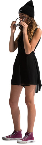 Standing girl image