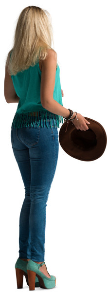 Standing girl image