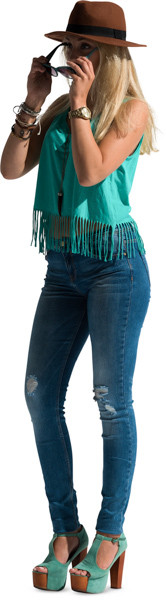 Standing girl image