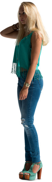 Standing girl image