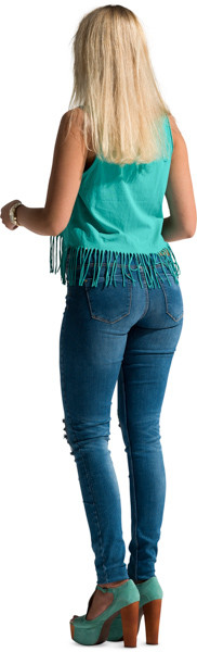 Standing girl image