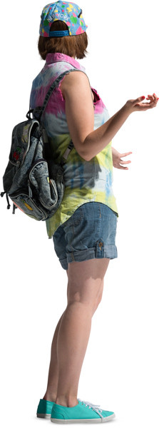 Standing girl image
