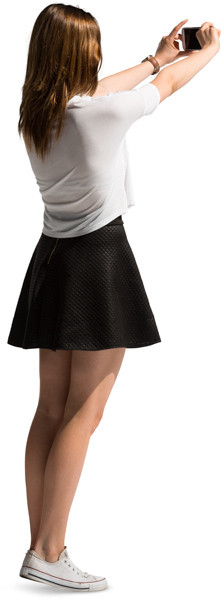 Standing girl image