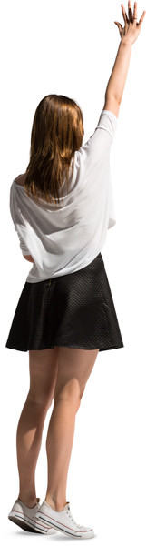 Standing girl image