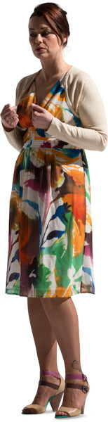 Standing woman image