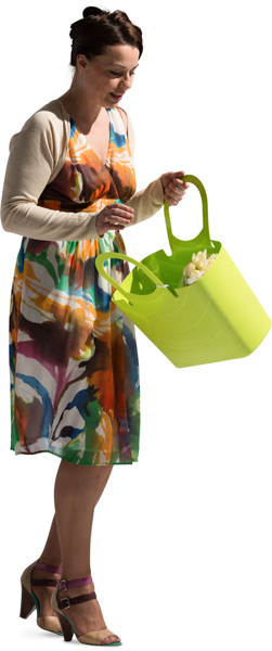 Standing woman image